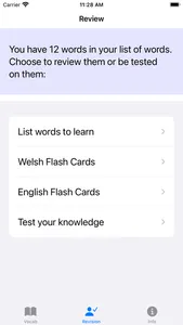 Welsh Vocab screenshot 2