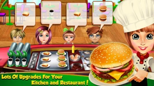 Cooking Dash Story - Fast Food Store & Burger King screenshot 2