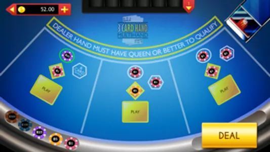 MultiHand - 3 Card Hand screenshot 1