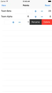 Points - Scoresheet screenshot 3