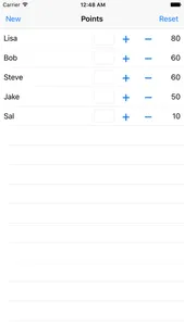 Points - Scoresheet screenshot 4