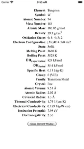 Periodic Table of Chemistry screenshot 0