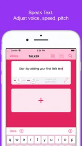 Talker - Text to Speech screenshot 0