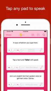 Talker - Text to Speech screenshot 1