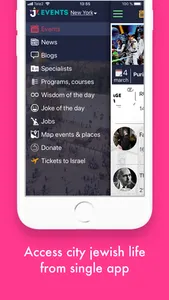 JEvents Jewish App screenshot 1