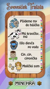 Spevníček.Tralala screenshot 5