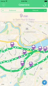 Greenline - MBTA Tracker screenshot 0