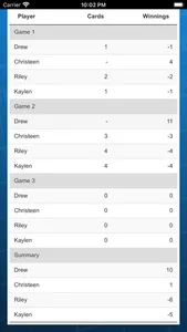 Poker Pool Scorecard screenshot 3