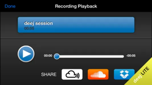 deej Lite - DJ turntable. Mix, record & share your music screenshot 2