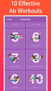 30 Day Ab Challenge at Home screenshot 1