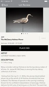 Copley Fine Art Auctions screenshot 2