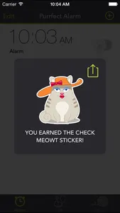 Purrfect Alarm screenshot 1