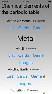 Chemical elements - Table screenshot 0