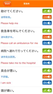 Medi Pass Chinese・English・Japanese medical dictionary for iPhone screenshot 4