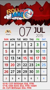 Kalender Indonesia 2015 screenshot 2