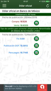 El dolar en Mexico screenshot 2