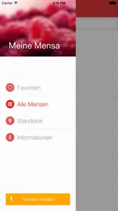 Meine Mensa - Speiseplan für alle Universitäten und Hochschulen in Deutschland screenshot 3