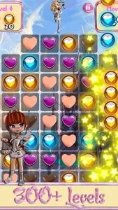 Love Girl Story - Match candy hearts for a splash of sugar screenshot 1