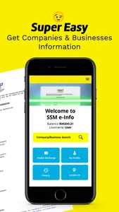 SSM e-Info screenshot 2