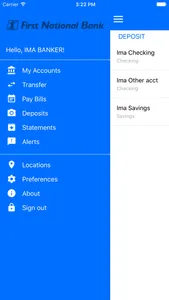 First National BankFirstMobile screenshot 2