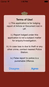 UPP Lost Article Report screenshot 0