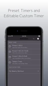 Workoutimer screenshot 1