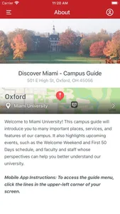 Miami University Events screenshot 1