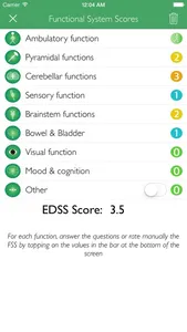 Easy EDSS Score screenshot 1