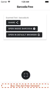 Barcodia QR & Barcode Scanner screenshot 2