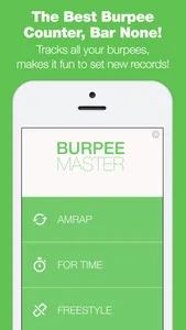 Burpee Counter - The Only Workout Tracker That Tracks Your Reps With Your Microphone! screenshot 0