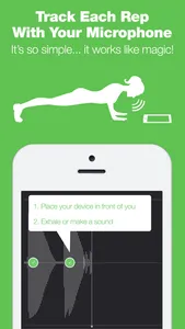 Burpee Counter - The Only Workout Tracker That Tracks Your Reps With Your Microphone! screenshot 1