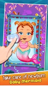 Mermaid Doctor Salon Baby Spa Kids Games screenshot 2