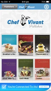 Chef Vivant Lite - iPhone Edition - Customizable, Interactive, Digital Cookbooks and Recipe Channels screenshot 0