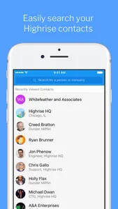 Highrise - Simple CRM screenshot 0