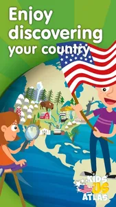 Kids US Atlas - United States Geography Games screenshot 0
