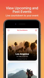 Countdown - Upcoming Events screenshot 0