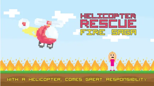 Helicopter Rescue : Fire Saga screenshot 0