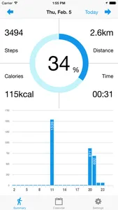 Steplog - Free Pedometer Step Counter & Walking Tracker screenshot 2