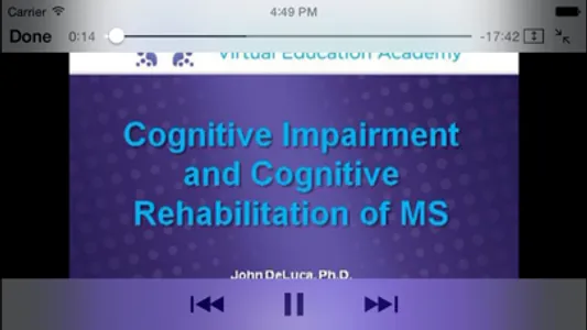 Multiple Sclerosis Virtual Education Academy screenshot 1