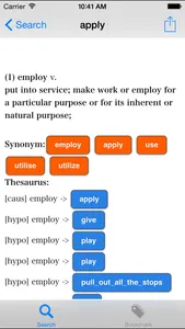 Thesaurus Free screenshot 1