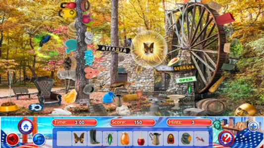 Hidden Objects USA Time Object screenshot 6