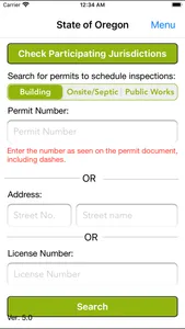 Oregon ePermitting App screenshot 0