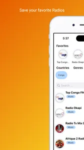 Congo Radios - Top FM Stations screenshot 1
