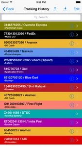 Courier Tracker »Multi« screenshot 1