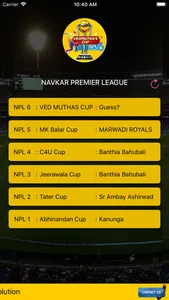 NPL - Navkar Premier League screenshot 0