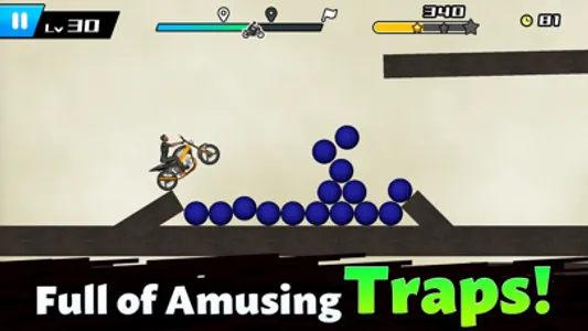 Crazy Bike Racing Level 100 screenshot 1