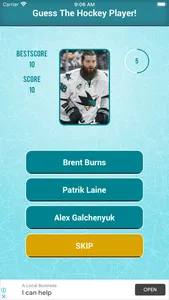 Guess the hockey player screenshot 5