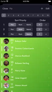 Lineup - Football Squad screenshot 1