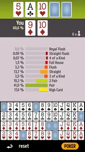 Odds Calculator Poker - Texas Holdem Poker screenshot 1