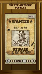 Wild West Wanted Poster Maker - Make Your Own Wild West Outlaw Photo Mug Shots screenshot 0